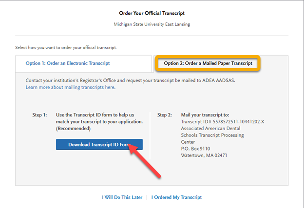 Requesting Transcripts requesting-transcripts